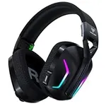 WESEARY Wireless Gaming Headsets for PS5, PS4, PC, Switch, Mac, 7.1 Stereo Bluetooth Gaming Headphones with 50mm Drivers, 2.4GHz USB Gamer Headphones with Crystal-Clear Mic, 50Hr Battery, Cool RGB