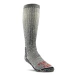 Farm to Feet Cedar Falls Extra Heavy Over The Calf Waders Socks, Wooly Blue, Medium