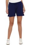 Allen Solly Women's Board Shorts (AHSRCRGBR26504_Navy_L)