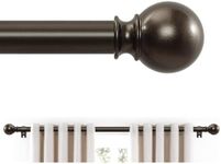 Bronze Curtain Rods 48 to 84 Inches