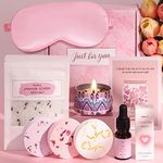 Pamper Gifts For Women, Birthday Pamper Hamper Mum Self Care Gift Set Relaxation Bath Gift Care Package For Her, Shower Steamers for Women Gifts Pamper Kit Shower Bombs Gift For Best Friend Girls Wife