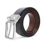 Tommy Hilfiger Men's Leather Belt (Pack on 1) (TH/GAK01L/BLK/BRN_Black_Large)