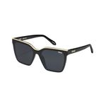 Quay Women's Level Up Square Sunglasses, Milky Tortoise/Black, One Size