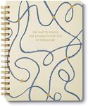 Compendium Spiral Notebook - The map to Where she’s Going is Written on her Heart. — A Designer Spiral Notebook with 192 Lined Pages, College Ruled, 7.5”W x 9.25”H