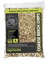 Komodo Coarse Beech Chips, Substrate for Reptiles, Natural Substrate, Reptile Substrate, Beech Chips, Coarse, 6 Litre, may vary