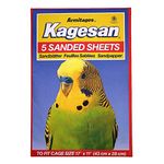 Kagesan RED BIRD CAGE SAND PAPER SHEETS 2X5 PACK = 10 SHEETS 17"X11" 43X28