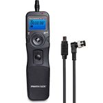 PHOTOOLEX Nikon Intervalometer Wired Digital Camera Remote Controller LCD Timer Shutter Release Remote Control for Nikon N90s/F5/F6/F100/F90/F90X/D1/D1H/D1X/D2/D3/D2H/D2Hs/D2Xs/D200/D300/D3000/D700/D70/D850/D5200/D5500/D5600 etc