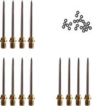 HERZWILD Steel Dart Tips Soft Dart Point Converter Soft Dart Conversion Steel Transformation Dart Accessories (S-Gold-Silver)