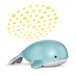 VTech BC8312 Wyatt the Whale Storytelling Baby Sleep Soother with a White Noise Sound Machine Featuring; 10 Stories, 10 Ambient Sounds & 10 Calming Melodies with Glow-on-ceiling Night Light