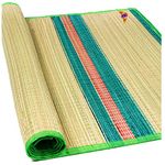 Jayam Traditional Natural Korai Multi Purpose Floor Mat / 4 X 6 ft/Green