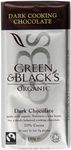 GREEN & BLACK'S Organic Cooking Chocolate Dark 150g (PACK OF 15)