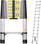 Telescopic Ladder, 3.8M Stainless S