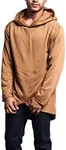 VICTORIOUS Long Length Fishtail Cloak Pullover Hoodie JK700 - Wheat - Small - J1A