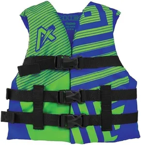 Airhead Youth Trend Life Jacket, Coast Guard Approved, Blue/Green