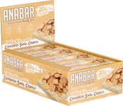 Anabar Protein Bar White Chocolate Cinnamon Toast Swirl, Box of 12 Bars