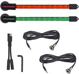 Yak-Power 10 Inch LED Light Kit, 2-Piece, Red & Green Lights for Kayaking | YP-LEDK-RG210