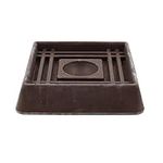 Shepherd Hardware - Rubber Furniture Caster Cups - 50mm (2") Square - Pack of 4