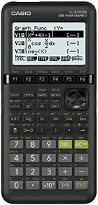 Casio fx-9750GIII, Standard Graphing Calculator, Python and Natural Text Book Display, Black