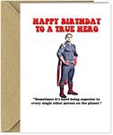 Funny Homelander Birthday Card - The Boys new series cards - TV themed Birthday Cards for him