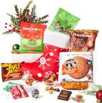 Vegan Snacks Stocking Stuffers: Pre-Filled Christmas Vegan Stockings of Candies Gourmet Snacks, Vegan Chocolate Treats - Holiday Vegan Food Gift for Women, Men, Adults, Families and Kids