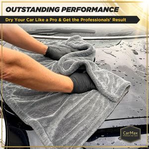 CarMax XL Twisted Loop Drying Towel – Ultra Absorbent Car Care