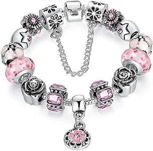 Pandora Inspired Full Set Beaded Charm Bracelet