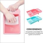 Mini Household Hand  Plastic Washboard for Hand Washing Clothes Small Items