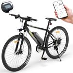 Eleglide Electric Bike, M1 Plus 27.5‘’/29'' E Mountain Bike, Electric Bicycle for Adults, Commute E-bike with 12.5Ah Removable Battery, LCD Display, Dual Disk Brake, Shimano 21 Speed (Inches, 27.5)