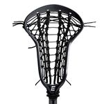 Epoch Lacrosse Factory Tie Up, Purpose 15 Degree Head, with Ladder Pocket Black