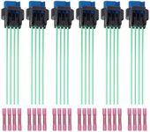 ENA Set of 6 Electrical Ignition Coil Connector Plug Harness Compatible with Hyundai Kia Palisade Cadenza Sedona Sorento Stinger Telluride V6 3.8L 3.3L 2016 2017 2018 2019-2021 Replacement for S2511