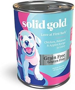Solid Gold Wet Puppy Food - Made with Real Natural Chicken for Puppies- Love at First Bark Grain Free Canned Dog Food for Gut Health, Immune Support and Soft Skin & Coat
