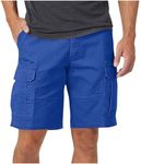 Cargo Shorts for Men 5 Inch Inseam Lightweight Quick Dry Casual Work Summer Outdoor Hiking Golf Active Wear Multi Pocket 01# Blue Medium