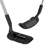 MAZEL Chipper Golf Club 36/45 Degree Golf Chippers Mens&Women Right Hand, Improve Your Short Game (Black Right Hand, RH,36 Degree)