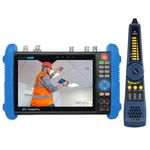 IP Camera Test Tool IPC-9800CLMOVTADHS Pro Multi-functions CCTV Tester 7inch IPS Touch Screen Monitor 8MP SDI TVI AHD CVI TDR OPM VFL POE Camera 8K H.265 With HDMI&VGA Input