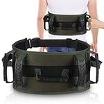 Gait Belt with 7 Handles Transfer Lift Belts for Elderly Paitients Standing Walking Assist Aid Quick Release Locking