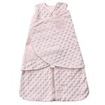 HALO Sleepsack Swaddle, Velboa, Pink Plush Dots, Small