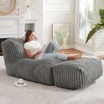 Hobestluk Big Bean Bag Lounger Chai