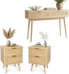 HOPUBUY Console Table and Nightstan