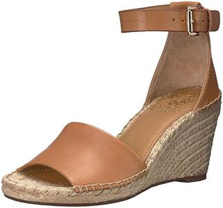 Vince Camuto Women's Leera Espadrille Wedge Sandal, tan, 6 Medium US