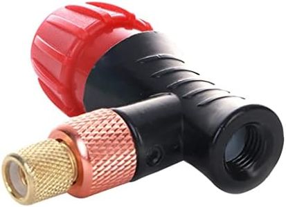 F Fityle Portable Bike CO2 Inflator Head - Compatible with Presta & Schrader Valves