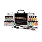 Smokehouse by Thoughtfully, BBQ Grilling Case and Rubs Gift Set, Includes Flavourful BBQ Rubs and Seasonings with BBQ Grilling Tools