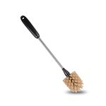 Stainless Steel Long Handle Water Bottle Brush, Flexible scrubbing Brush for Cleaning Water Bottles, Baby Water Bottles, Glassware, Food Jars, Sports Water Bottles, Wake-up jugs, 15 in.
