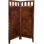 Incredible Arts Wooden Room Divider Partition for Living Room | Privacy Screen Separator | Private Offices Space Divider | Partition for Puja/Pooja Room (Design- PLNWS-4FT-2P)