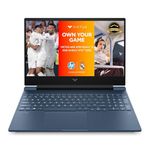 HP Smartchoice Victus, AMD Ryzen 5 8645HS, 6GB RTX 3050 AI Gaming Laptop, 31 TOPS (Upgradable 16GB DDR5, 512GB SSD) 144Hz, IPS, 15.6"/39.6cm, Flicker-free, Win11, M365*,Office24,Blue, 2.29kg, fb3009AX