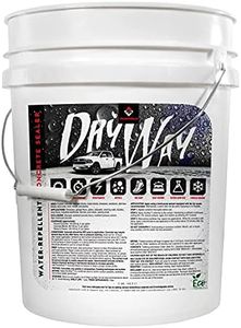DryWay Water-Repellent Concrete Sealer - Penetrating Silane & Siloxane for Driveways, Garages, Patios, Pool Decks, Concrete, Brick & Pavers, Flat Finish, Interior/Exterior (5-Gallons)