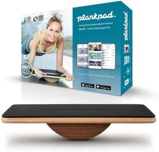 Plankpad PRO Get fit Playing Games & Workouts; Plank & Balance Board with free iOS/Android App & 10 Games; Dynamic Abs & Core Fitness Training; Only 3 Minutes a Day.