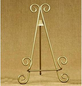 11"h Gold Finish Metal Display Easel - Platter Stand Electric Lamp Candle Warmer with Timer and Dimmer - Adjustable Candle Lamp Warmer with 3 Auto Shut-Off Options - Vintage Decor for Home & Farmhouse, House Warming Gifts New Home Decor