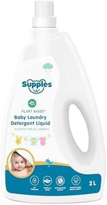 Amazon Brand - Supples Baby Laundry Detergent Liquid | 2 Litre | pH Balanced | Anti-bacterial | Contains Aloevera & Neem Extract | Plant based - Free from Harsh Chemicals