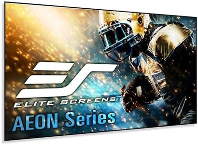 Elite Screens Aeon, 120-inch 16:9, 4K Home Theater Fixed Frame Edge Free Borderless Projection Projector Screen, AR120WH2