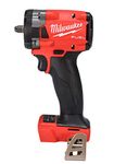 Milwaukee FUEL 2854-20 3/8 Brushless Cordless Impact Wrench Volt (Bare Tool Only), Red